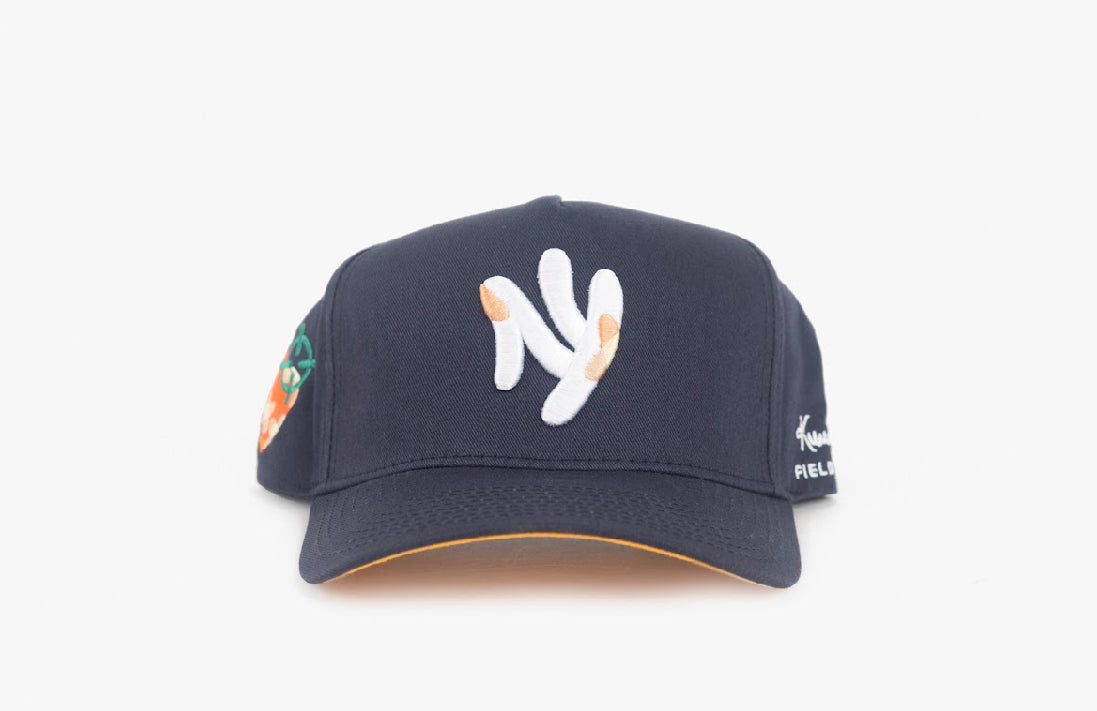 THE NEW YANKEE (DEEP NAVY BLUE ORANGE HEART)
