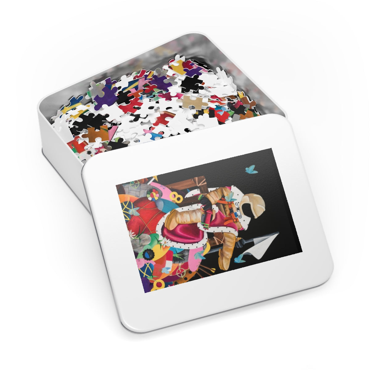 The Lonely King Of Hearts Jigsaw Puzzle