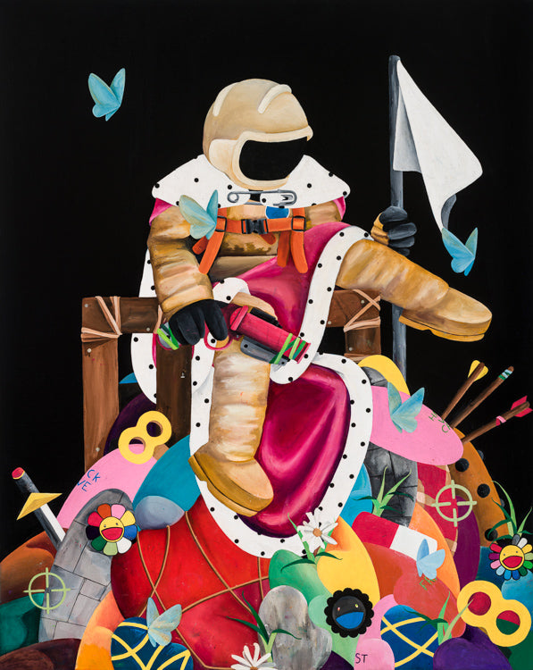 Original Artwork: The Lonely King Of Hearts