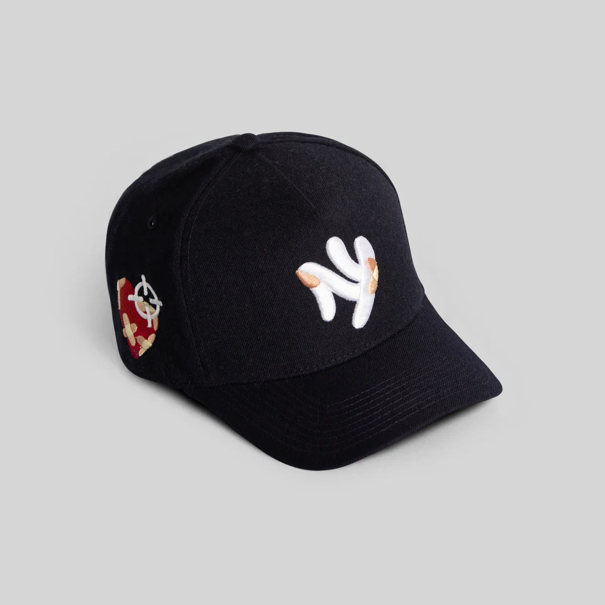 THE NEW YANKEE (DEEP NAVY BLUE RED HEART)