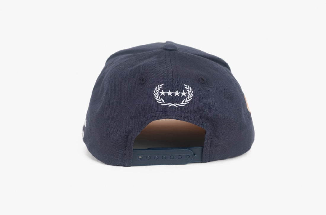 THE NEW YANKEE (DEEP NAVY BLUE ORANGE HEART)