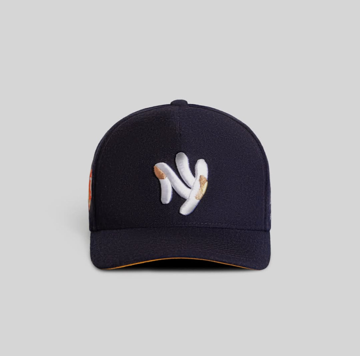 THE NEW YANKEE (DEEP NAVY BLUE ORANGE HEART)