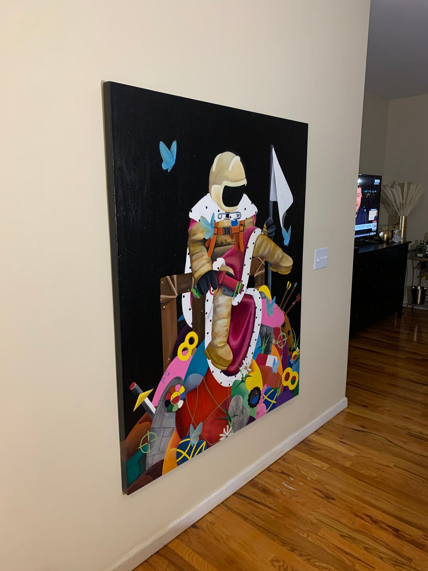 Original Artwork: The Lonely King Of Hearts