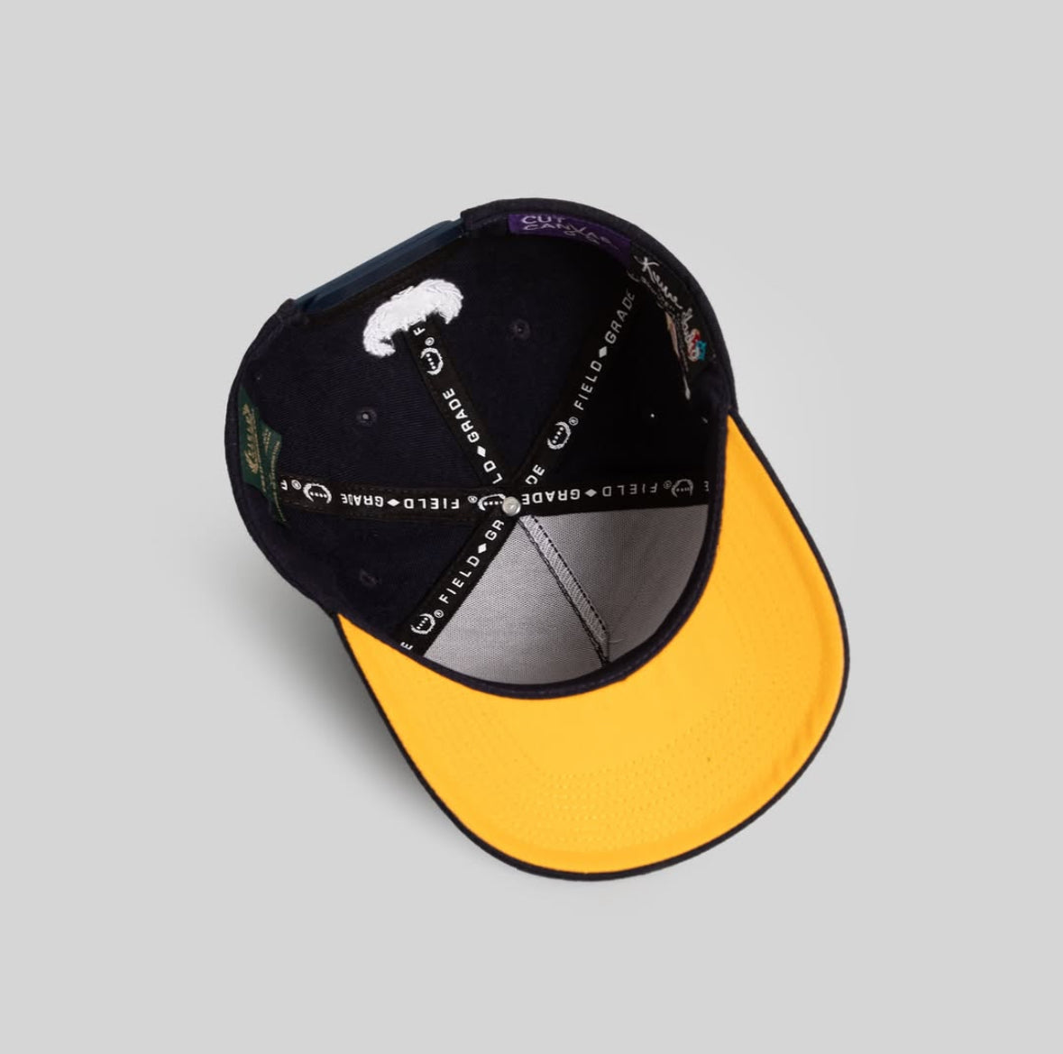 THE NEW YANKEE (DEEP NAVY BLUE ORANGE HEART)