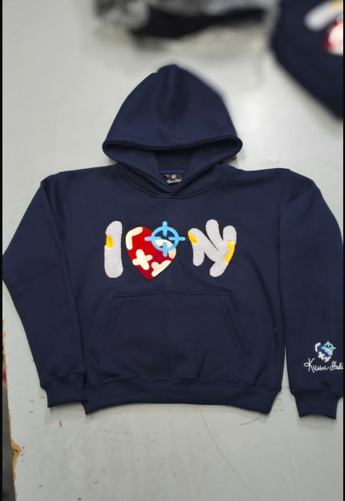 OVERSIZED I LOVE NEW YORK HOODY