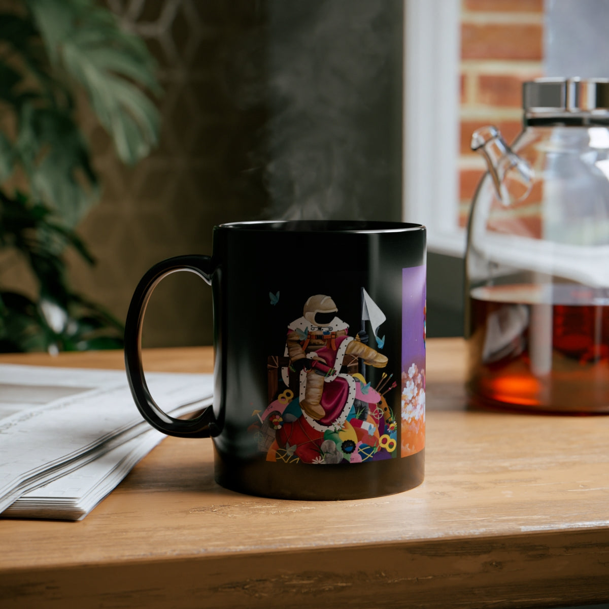 3 Feat Mug By KurveKing