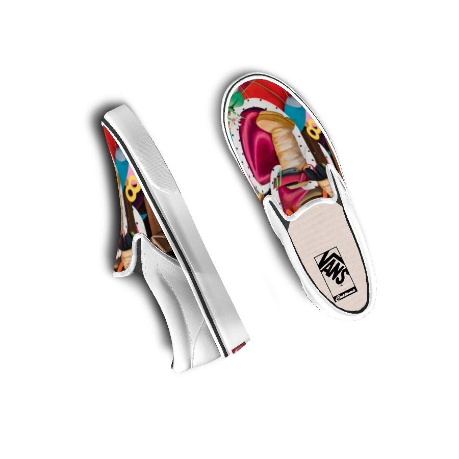 VANS X KurveStudio Basic Slip #TLKH (WHITE)