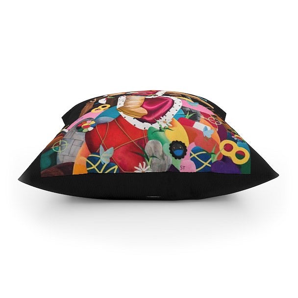 Broadcloth Pillow - The Lonely King Of Hearts