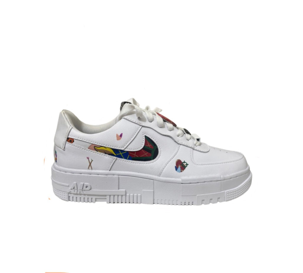 Womens Custom Kurve King x Nike AF1 Pixel
