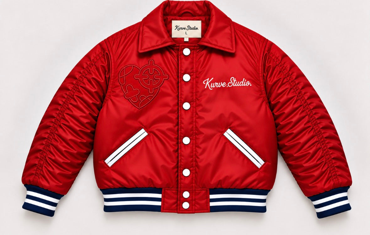 NEW YORK HEALING REVERSIBLE BOMBER RED (LIMITED)