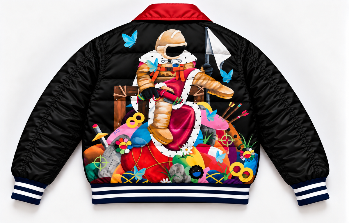 NEW YORK HEALING REVERSIBLE BOMBER RED (LIMITED)