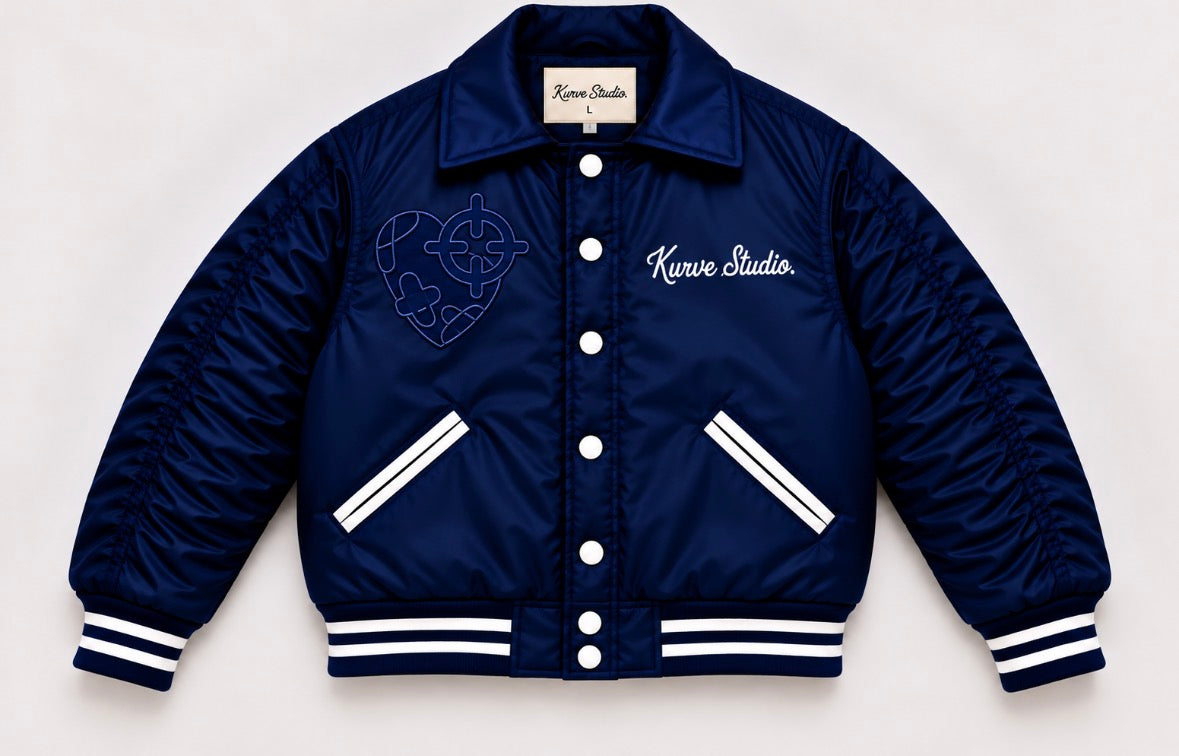 NEW YORK HEALING REVERSIBLE BOMBER NAVY