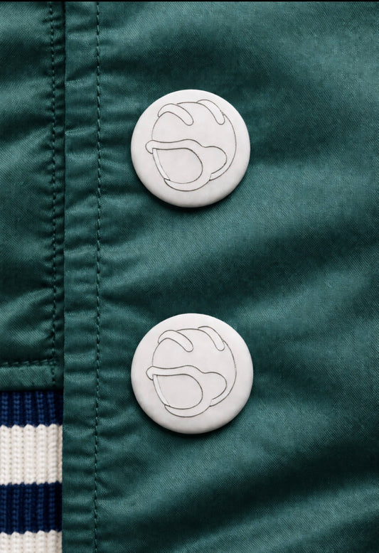 LONDON HEALING REVERSIBLE BOMBER GREEN
