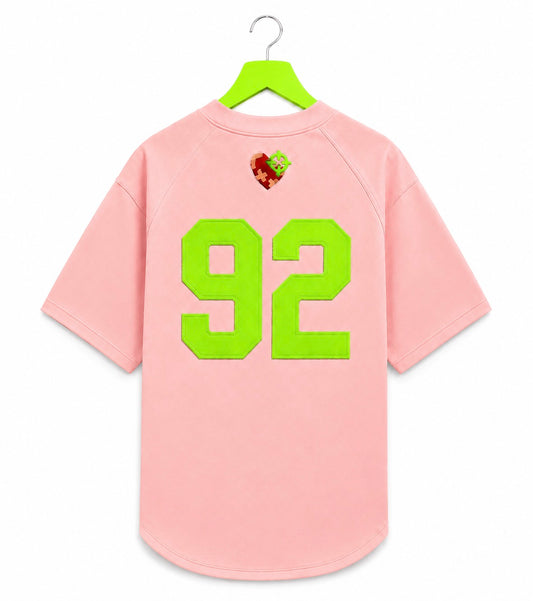 BROOKLYN STUDIO BASEBALL JERSEY SALMON