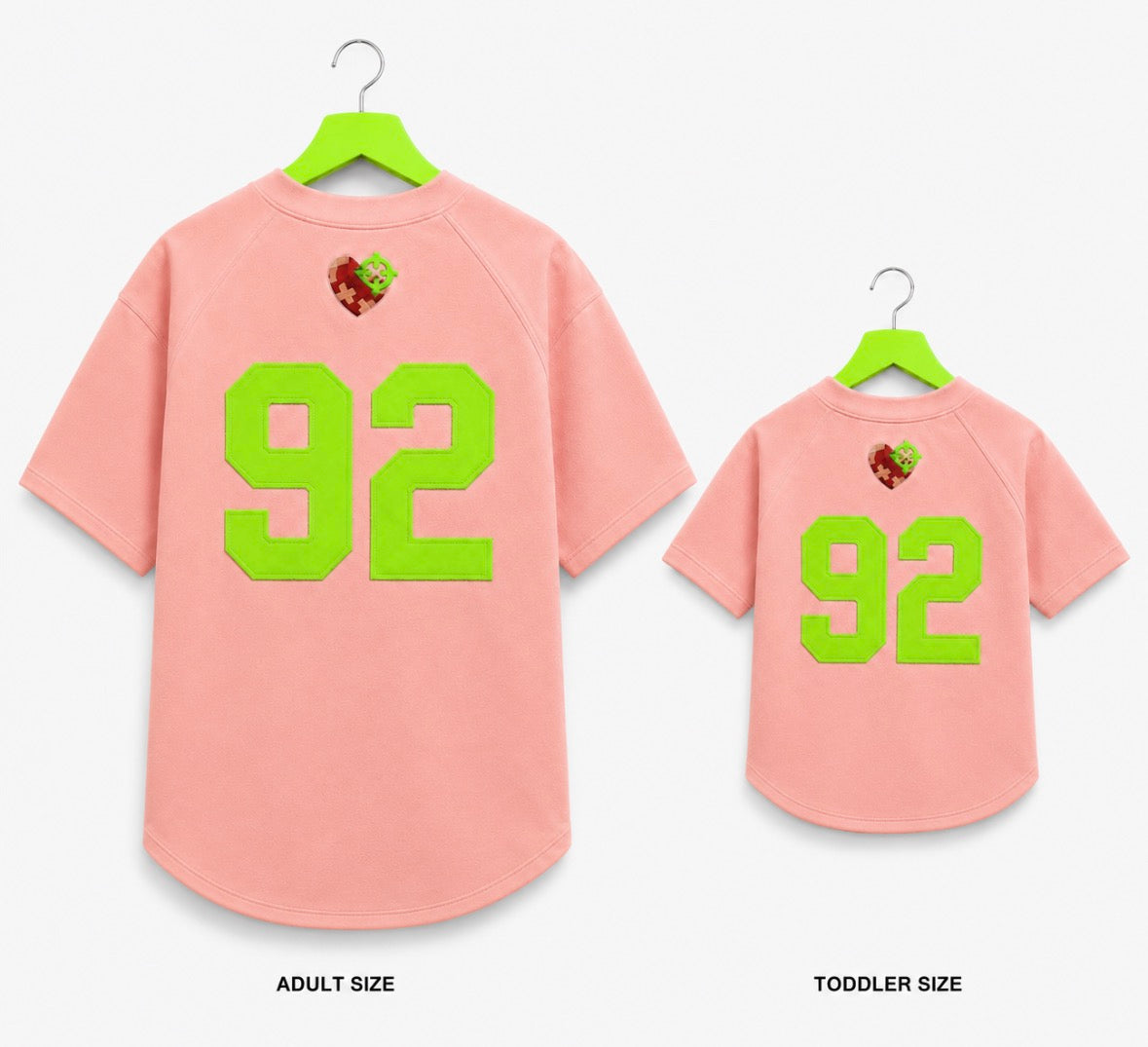 BROOKLYN STUDIO BASEBALL JERSEY SALMON