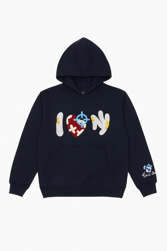 OVERSIZED I LOVE NEW YORK HOODY